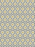 Hicks Hexagon fabric in black greu color - pattern number 66/8056.CS.0 - by Cole and Son in the New Contemporary collection