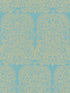 Alpana fabric in gold aqua color - pattern number 69/2107.CS.0 - by Cole and Son in the New Contemporary II collection