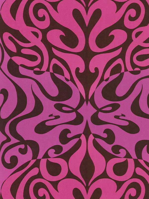 Woodstock fabric in fuschia color - pattern number 69/7125.CS.0 - by Cole and Son in the New Contemporary II collection