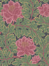 Aurora fabric in rose forest charcoal color - pattern number 116/1002.CS.0 - by Cole and Son in the Pearwood collection
