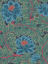 Aurora fabric in petrol teal ink color - pattern number 116/1003.CS.0 - by Cole and Son in the Pearwood collection
