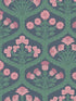 Floral Kingdom fabric in rose forest charcoal color - pattern number 116/3010.CS.0 - by Cole and Son in the Pearwood collection