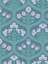 Floral Kingdom fabric in lilac teal color - pattern number 116/3011.CS.0 - by Cole and Son in the Pearwood collection