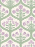 Floral Kingdom fabric in mulberry olive color - pattern number 116/3012.CS.0 - by Cole and Son in the Pearwood collection