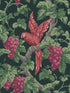 Woodvale Orchard fabric in ruby rose olive green charcoal color - pattern number 116/5020.CS.0 - by Cole and Son in the Pearwood collection