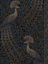 Pavo Parade wallpaper in metallic bronze midnight color - pattern number 116/8030.CS.0 - by Cole and Son in the Pearwood collection