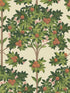Orange Blossom fabric in orange and spring green parchment color - pattern number 117/1001.CS.0 - by Cole and Son in the Seville collection
