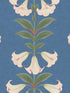 Angels Trumpet fabric in ballet slipper sage clear sky color - pattern number 117/3008.CS.0 - by Cole and Son in the Seville collection