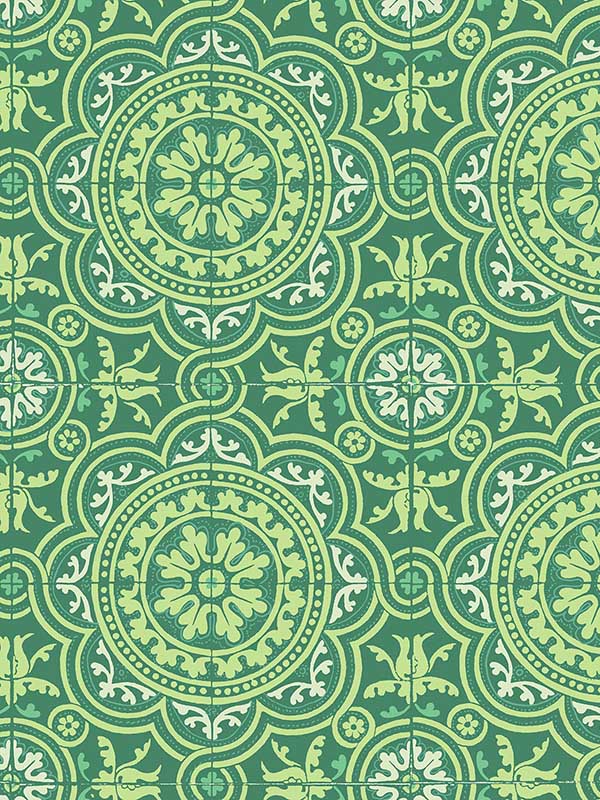 Piccadilly fabric in leaf green and mint on forest color - pattern number 117/8023.CS.0 - by Cole and Son in the Seville collection