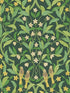 Jasmine and Serin Symphony wallpaper in yellow green forest color - pattern number 117/10029.CS.0 - by Cole and Son in the Seville collection