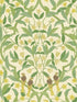 Jasmine and Serin Symphony wallpaper in chartreuse green white color - pattern number 117/10031.CS.0 - by Cole and Son in the Seville collection