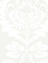 Hovingham fabric in blanc color - pattern number 88/2008.CS.0 - by Cole and Son in the Archive Traditional collection