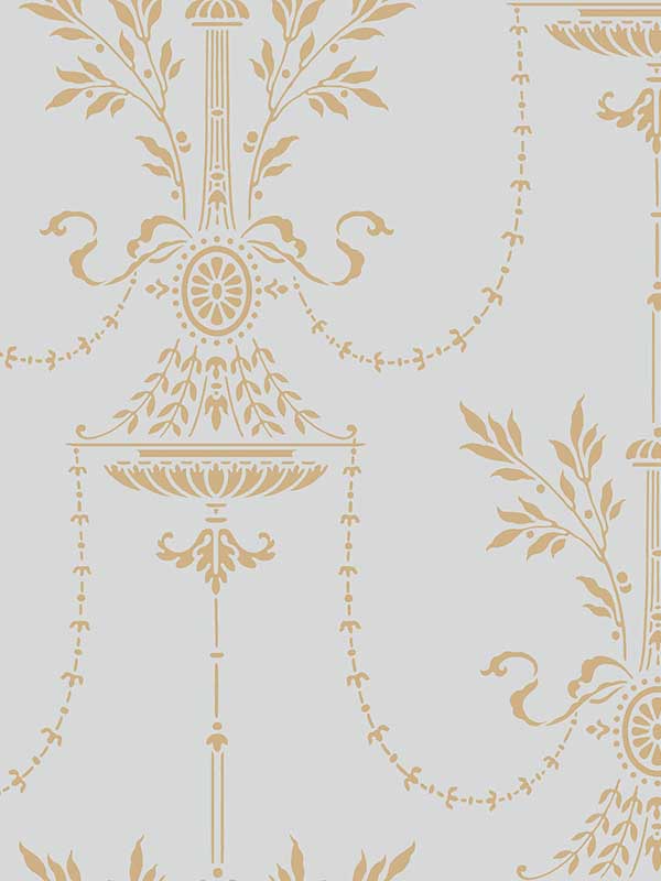 Dorset wallpaper in seafoam color - pattern number 88/7031.CS.0 - by Cole and Son in the Archive Traditional collection