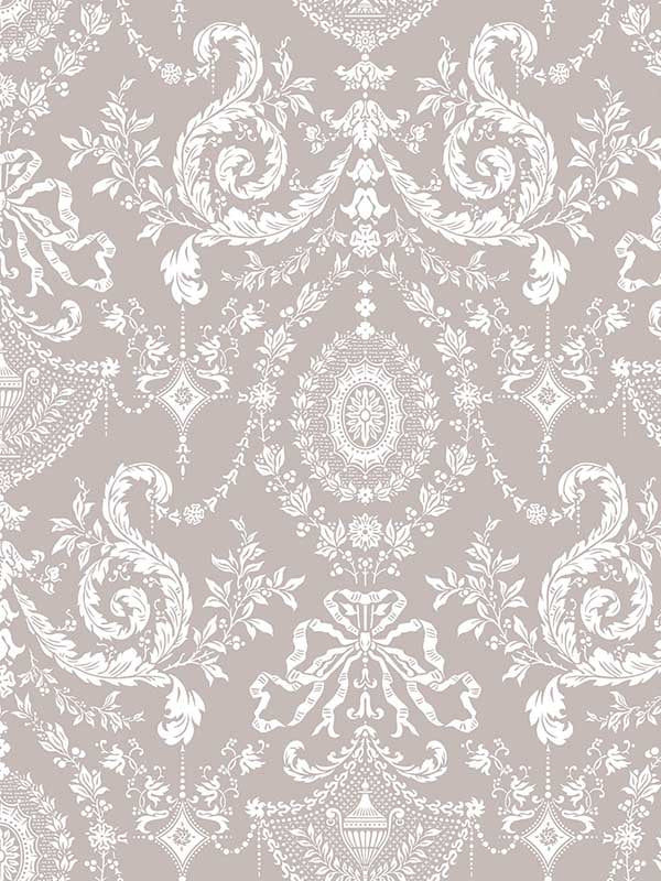 Woolverston wallpaper in toast color - pattern number 88/10042.CS.0 - by Cole and Son in the Archive Traditional collection