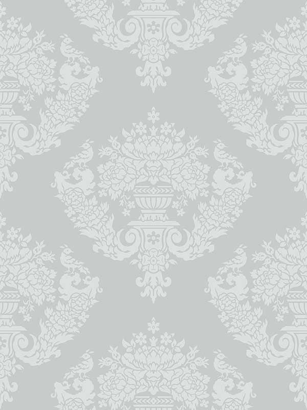 Sudbury wallpaper in dove color - pattern number 88/12048.CS.0 - by Cole and Son in the Archive Traditional collection