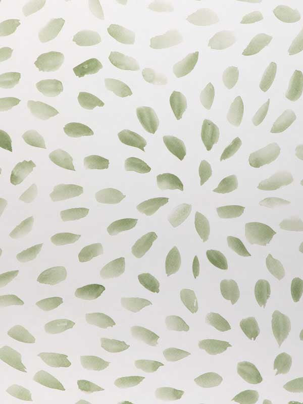 Petal Blossom fabric in sage color - pattern number W3885.30.0 - by Kravet in the Atelier Wallcovering collection