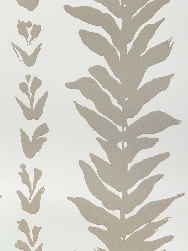 Climbing Leaves fabric in fawn color - pattern number W3937.106.0 - by Kravet in the Atelier Wallcovering collection