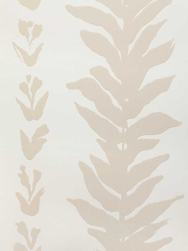 Climbing Leaves fabric in linen color - pattern number W3937.16.0 - by Kravet in the Atelier Wallcovering collection