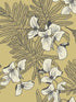 Hummingbird wallpaper in mustard color - pattern number 180411701 - by Maxwell in the Aurora collection