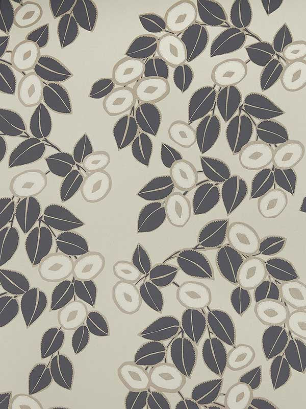 Rosetta wallpaper in 03 jet color - pattern number 190713603 - by Maxwell in the Elodie collection
