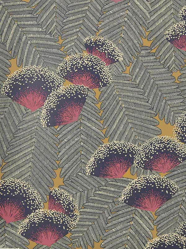 Clarice wallpaper in 03 jet color - pattern number 190713803 - by Maxwell in the Elodie collection