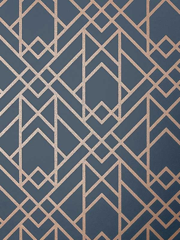 Metro wallpaper in 01 midnight color - pattern number 190714001 - by Maxwell in the Elodie collection