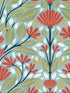 Shalin Folk Floral Peel and Stick wallpaper in summer garden color - pattern number NW50802 - by NextWall in the Peel and Stick Wallpaper by Nextwall collection