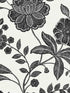 Julian Jacobean Floral Peel and Stick wallpaper in ebony and ivory color - pattern number NW51600 - by NextWall in the Peel and Stick Wallpaper by Nextwall collection