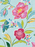 Painterly Floral Peel and Stick fabric in light aqua color - pattern number NW52302 - by NextWall in the Peel and Stick Wallpaper by Nextwall collection
