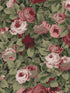 Rose Garden Peel and Stick wallpaper in garnet and basil color - pattern number NW52401 - by NextWall in the Peel and Stick Wallpaper by Nextwall collection