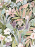 Blossoming Birds Peel and Stick wallpaper in forest and petal pink color - pattern number NW52505 - by NextWall in the Peel and Stick Wallpaper by Nextwall collection