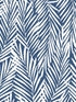 Mod Palm Peel and Stick fabric in coastal blue color - pattern number SG12302 - by NextWall in the Peel and Stick Wallpaper by Stacy Garcia Sojourn Collection 4 collection