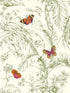 Papillon fabric in green color - pattern number AF2027 - by York in the Toiles Resource Library collection