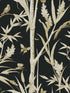 Bambou Toile fabric in black color - pattern number RT7834 - by York in the Toiles Resource Library collection