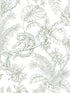 Tropical Sketch Toile fabric in forest color - pattern number RT7842 - by York in the Toiles Resource Library collection
