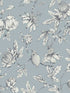 Passion Flower Toile wallpaper in sky blue color - pattern number RT7853 - by York in the Toiles Resource Library collection
