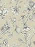 Passion Flower Toile wallpaper in beige color - pattern number RT7854 - by York in the Toiles Resource Library collection