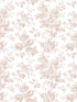 Anemone Toile wallpaper in blush color - pattern number RT7874 - by York in the Toiles Resource Library collection