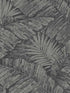 Palm Cove Toile wallpaper in silver and black color - pattern number RT7923 - by York in the Toiles Resource Library collection