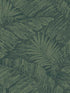 Palm Cove Toile wallpaper in emerald forest color - pattern number RT7924 - by York in the Toiles Resource Library collection