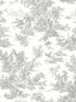Campagne Toile fabric in grey color - pattern number RT7940 - by York in the Toiles Resource Library collection