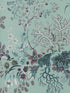 Kilburns Coral fabric in 02 mist color - pattern number 231116602 - by Maxwell in the V and A Decorative Papers collection