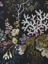 Kilburns Coral wallpaper in 04 midnight color - pattern number 231116604 - by Maxwell in the V and A Decorative Papers collection