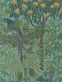 Macaw fabric in 04 teal color - pattern number 231116704 - by Maxwell in the V and A Decorative Papers collection