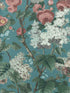 Floribunda wallpaper in 03 teal color - pattern number 231116803 - by Maxwell in the V and A Decorative Papers collection