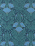 Floral Fanfare wallpaper in 04 cornflower color - pattern number 231117104 - by Maxwell in the V and A Decorative Papers collection