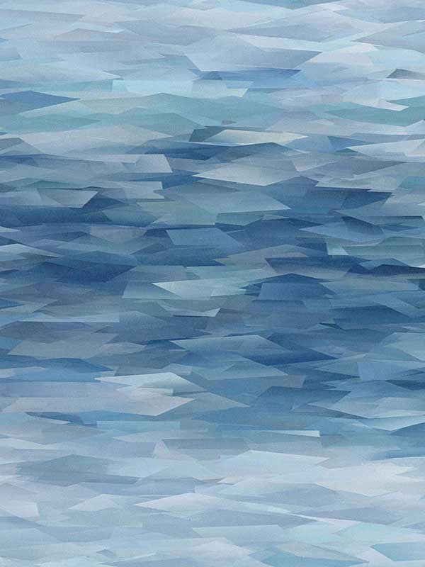 Prism wallpaper in 02 blue dusk color - pattern number 200815102 - by Maxwell in the Willow collection