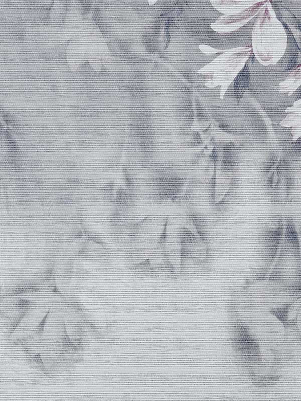 Trailing Magnolia Paperweave 2 Panel mural in 01 mist color - pattern number 158PAPER01 - by Maxwell in the Pavilion Maxwell collection