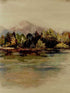 Lakeside fabric in 01 autumn color - pattern number 210915501 - by Maxwell in the Pavilion Maxwell collection