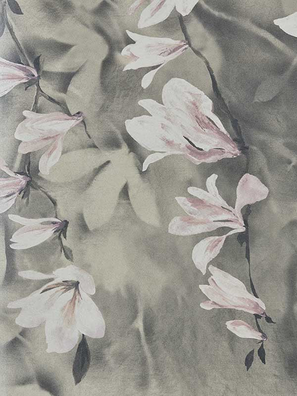 Trailing Magnolia 4 Panel mural in 04 burnished color - pattern number 210915804 - by Maxwell in the Pavilion Maxwell collection